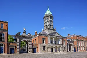 Cultural Building Prints: The Bedford Tower, Castle Gates & Guard House at Dublin Castle, Dublin, Ireland