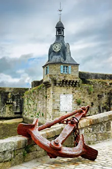 Bretagne Prints: Belfry, Historic Fishing Town, Ville Close