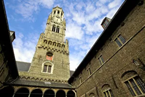 Images Dated 17th February 2010: Belfry Tower, Bruges, Belgium