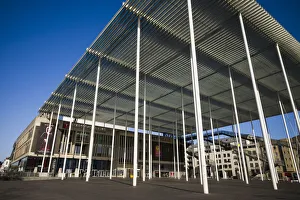 Anvers Prints: Belgium, Antwerp, Theaterplein, Stadsschowburg theater canopy