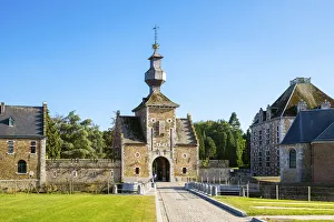 Belgium, Waloon Region (Wallonia), Liege Province. Chateau de Jehay Castle