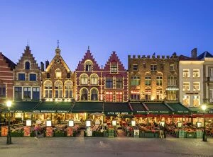 Facades Collection: Belgium, West Flanders (Vlaanderen), Bruges (Brugge)