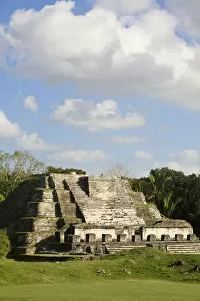 Archaelogical Site Collection: Belize, Altun Ha, Temple of the Masonary Alters (struture B-4)