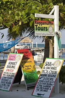 Images Dated 2nd April 2008: Belize, Caye Caulker, Raggamuffin tours