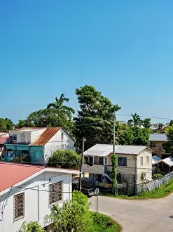 City Of Belize Prints: Belize City, elevated viw, Belize District, Belize
