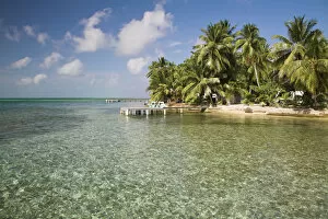 Images Dated 2nd April 2008: Belize, Tobaco Caye, Beach