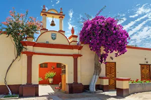 Peru Prints: Bell at gate of Vista Alegre winery, Parcona District, Ica Province, Ica Region, Peru
