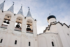 Bell tower, Bogorodichno-Uspenskij Monastery, Leningrad region, Russia