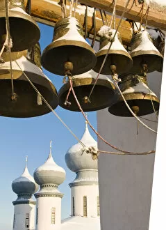 Images Dated 23rd November 2009: Bell tower, Bogorodichno-Uspenskij Monastery, Leningrad region, Russia