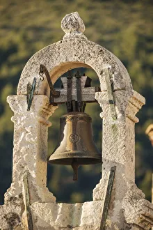 Albania Prints: Detail of Bell Tower, City Walls, Dubrovnik, Croatia