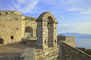 The Bell Tower at Palamidi Castle, Nafplio, Argolis, The Peloponnese, Greece, Southern