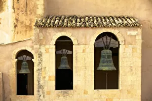Images Dated 27th August 2014: Bells at Chiesa del Santissimo Salvatore, Noto, Sicily, Italy