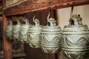 Images Dated 5th June 2018: Bells, Confucian Temple, Jianshui, Yunnan Province, China