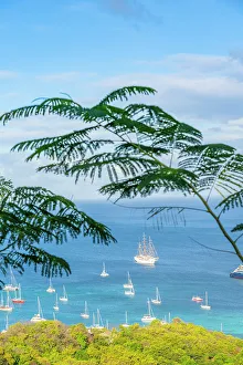 Images Dated 6th April 2023: Belmont Bay, Bequia Island, Grenadine Islands, Saint Vincent and the Grenadines, Caribbean