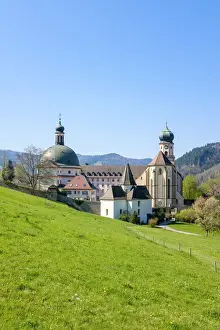 Benedictine Monastery of Saint Trudpert (Kloster Sankt Trudpert) in early Spring