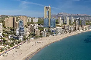 Touristic Prints: Benidorm, Costa Blanca, Valencian Community, Spain