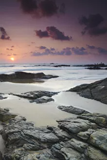 Images Dated 22nd May 2012: Bentota beach at sunset, Western Province, Sri Lanka
