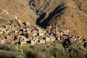 Berber village in the High Atlas Mountains, Morocco