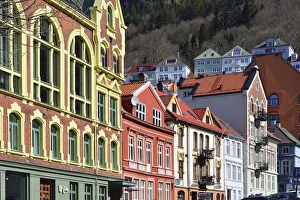 Norge Prints: Bergens Old Town. Bergen, Norway