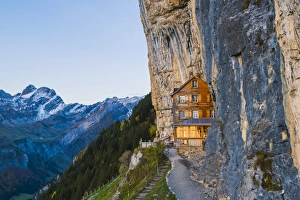 Berggasthaus Aescher-Wildkirchli, Ebenalp, Appenzell Innerrhoden, Switzerland