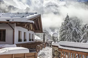 Ahrntal Gallery: Bergkristall hut on the Klausberg in winter, Ahrntal, South Tyrol, Italy