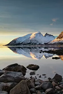 Images Dated 1st March 2023: Bergsbotn Reflections, Senja, Norway