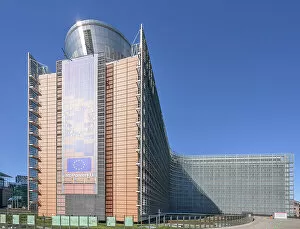 Images Dated 20th January 2023: Berlaymont Building, HQ of the EU Commision, Brussels, Belgium