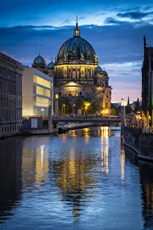 Mitte Prints: Berlin Cathedral, Berliner Dom, Museum Island, Berlin, Germany, Europe, West Europe