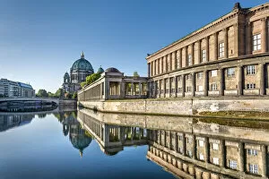Images Dated 29th April 2016: Berlin Dom, Alte Nationalgalerie and Spree River, Berlin, Germany