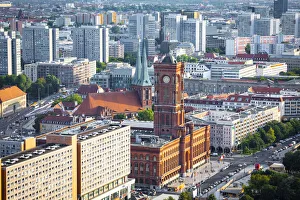 Bundesrepublik Deutschland Prints: Berlin Rathaus, Alexanderplatz, Berlin, Germany