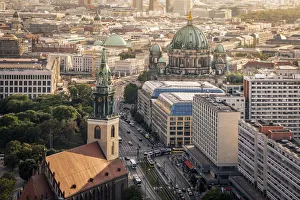Bundesrepublik Deutschland Prints: BErliner Dom and Alexanderplatz, Mitte, Berlin, Germany