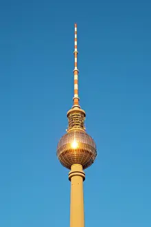 Tv Tower Prints: Berliner Fernsehturm (TV Tower), Berlin, Germany