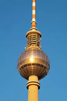 Tv Tower Prints: Berliner Fernsehturm (TV Tower), Berlin, Germany
