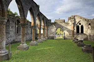 Images Dated 16th April 2019: Bermuda, South Coast, St. Georges Parish, Unfinished Church