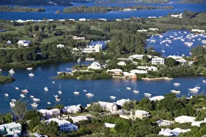 Bermuda, view from Gibbs Hill overlooking Southampton Parish