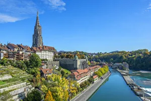 Berner Münster with Aare, Switzerland
