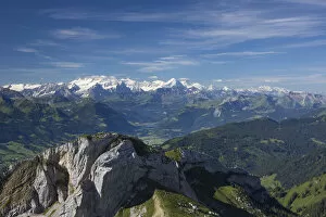 Images Dated 29th July 2014: Berner Oberland mountains from Pilatus, Luzern Canton, Switzerland