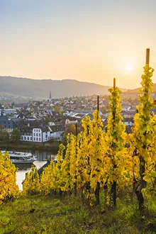 Mosel Region Prints: Bernkastel-Kues, Bernkastel-Wittlich district, Rhineland-Palatinate, Germany