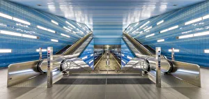 berseequartier station on U4 U-Bahn line, HafenCity, Hamburg, Germany