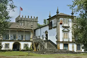 Images Dated 21st August 2017: Bertiandos manor house, dating back to the 15th century, Ponte de Lima. Minho, Portugal