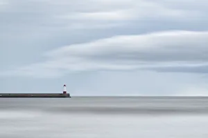 Images Dated 8th December 2021: Berwick Lighthouse, Berwick on Tweed, Northumberland, England. Autumn (October) 2021