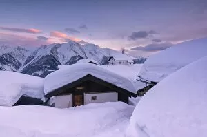 Bettmeralp at Sunset, canton Valais, Switzerland