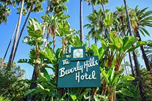 South Western Prints: The Beverly Hills Hotel, Beverly Hills, Los Angeles, California, USA