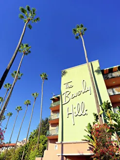 South Western Prints: The Beverly Hills Hotel, Beverly Hills, City of Los Angeles, Southern California, USA