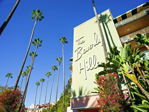 Los Angeles Prints: The Beverly Hills Hotel, Beverly Hills, City of Los Angeles, Southern California, USA