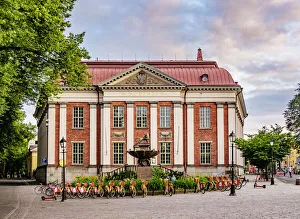 Library Prints: Bibliotheca at sunset, Turku, Finland