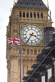 Big Ben (clock tower), Houses of Parliament and Portcullis House, London, England, UK