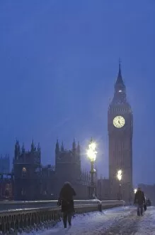 D Usk Collection: Big Ben, House of Parliament, London, England, UK