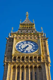 Big Ben & Houses of Parliament, London, England, UK