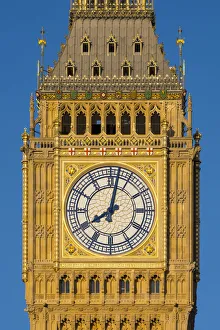 Big Ben & Houses of Parliament, London, England, UK